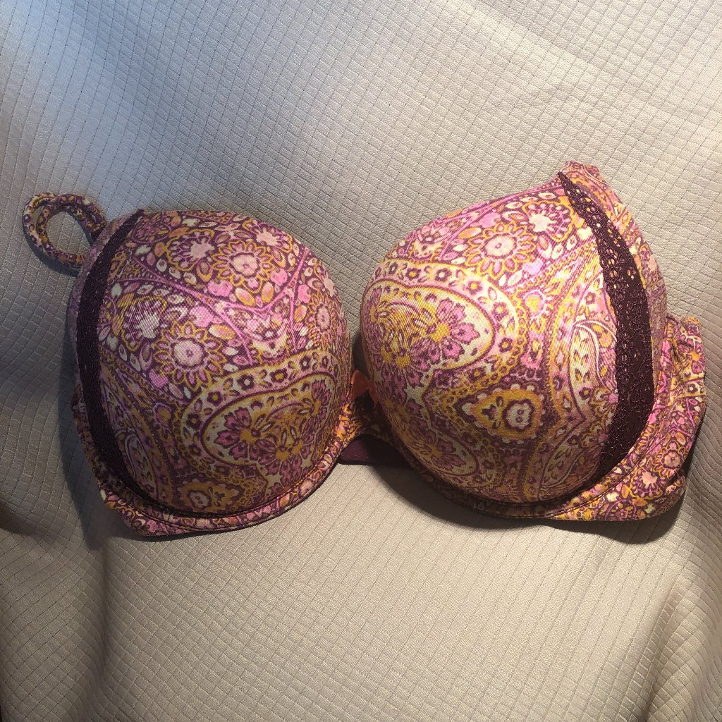 Victoria Secret Underwear Bra Red Wine Color, 36dd
